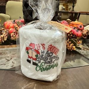 Gag gift bath tissue